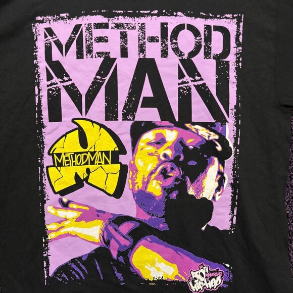 Method Man Wu-Tang Clan East Coast Hip Hop Legend T-Shirt L - Picture 2 of 4